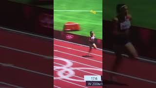 Jenna Prandini First Place women’s 200m Track and Field Heat 7 #Shorts