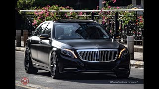 Beautifully specced S-class in INDIA | Haq'S Class | Satin black wrap | Maybach grill