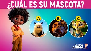 ADIVINA cuál es su MASCOTA 🐶 Quiz Disney y Pixar