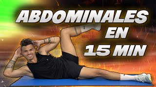 Abdominales en Casa (15 Minutos) Ejercicios para Abdomen PRECIOSO  | Adiós Barriga