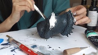 Painting Dragon Bottles & Props | ASMR(?)