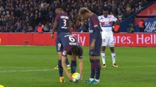 Neymar ARGUE with Edison Cavani over PSG PENALTY