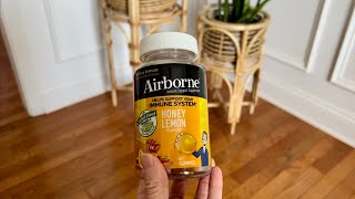 Airborne Honey Lemon Immune Support Supplements REVIEW