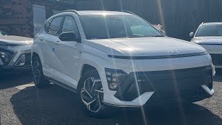 BRAND NEW STOCK 2024 Hyundai Kona Hybrid N Line in Atlas White