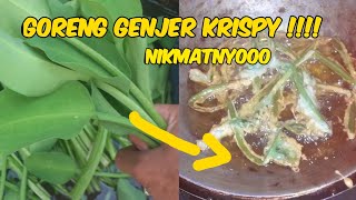 Cari genjer di sawah dan olahan goreng genjer krispy !!!!!