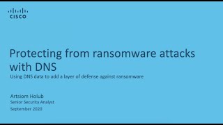 Protecting from ransomware attacks with DNS