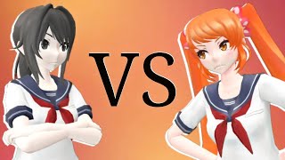 [MMD Yandere Simulator] Epic Rap Battles of Akademi - Osana vs Ayano