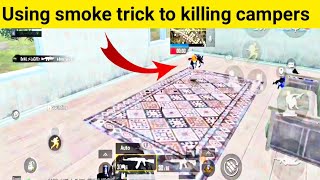 Using smoke trick to killing snake campers in BGMI || B Boxer Gaming