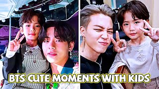 BTS Cute Moments With Kids