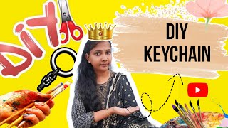 how to make key chain at home /home key chain /Diy gift key chain /Ghar pe key ring kaise banaye