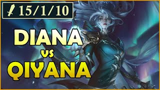 DIANA vs QIYANA MID - Patch 13.11 - Stream vod - League of Legends Gameplay