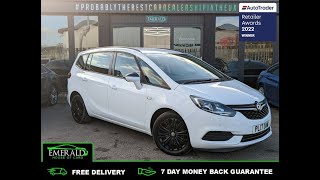 2017 17 VAUXHALL ZAFIRA TOURER 1.4 DESIGN 5D 138 BHP PL17OAW