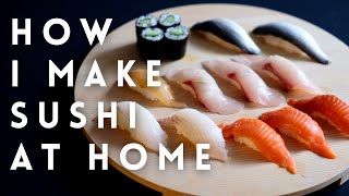 HOW I MAKE SUSHI AT HOME | sushi | Takoshiho Cooks Japan