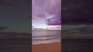 Beautiful Hawaiian beach sunset || Ocean waves || Relaxing || #shorts