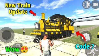 New Train Cheat Code | Indian bike driving 3d | Indian bike driving 3d new update