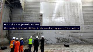 Cargo Hold Robot - Cement Clinker Wet Cleaning