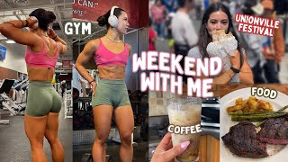 WEEKEND IN MY LIFE (GLUTE WORKOUT + FOOD)