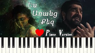 ❤️❤️❤️ Harout Pamboukjian - Es Aranc Qez - Piano Tutorial ❤️❤️❤️