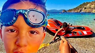 ПЛЯЖ SEA ME BEACH 🐚🪸 Самый Крутой Пляж в Турции 😎⛱ Купили Надувную Лодку 🚣🏻