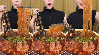 【ASMR MUKBANG]豪華吃播,红烧牛波凌盖&红烧肉&猪油拌饭,滿嘴醬香,一口接一口好 吃到停不下來 seafood eating show, seafood asmr mukbang #179