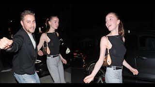 Phoebe Dynevor And Fiancé Cameron Fuller Step Out For Dinner With Friends At Giorgio Baldi!