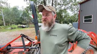 More land and fence #fence #pasture #grass #tractor #equipment #sheep #cows #homesteading #prepping