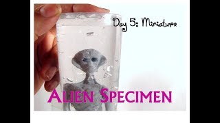 DIY Dollar Tree Skeleton Makeover 13 Days of Halloween 5: Alien Specimen