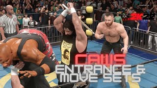 WWE 2K22 CAWS | EXTREME RULES MATCH | WCW STARRCADE GAMEPLAY | FATAL 5 WAY