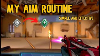 AIM ROUTINE THAT GOT ME TO ASCENDANT USING 60HZ in VALORANT