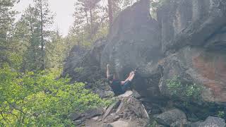 Slapshot (V4) - Tall Beta: Bend bouldering [Pfiff]