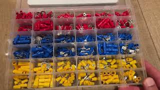 Electrical Wire Connectors, Insulated Wire Crimp Terminals | 840 PCS | Unboxing & Review