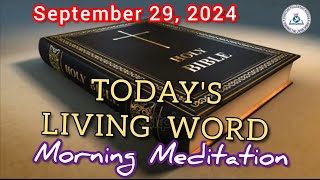 Today's Living Word | Bible verse of the Day || 29.9.2024 || Morning Meditation | Jesus Das