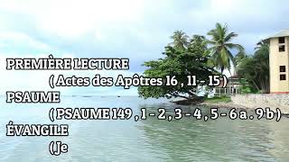 Écoute : Parole et Évangile du LUNDI 06 MAI  2024