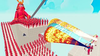 100x SAMURAI + 2x GIANT vs 3x EVERY GOD - Totally Accurate Battle Simulator TABS