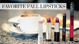 My Favorite Fall Lipsticks 2015 秋冬唇膏試色分享 | LookMazing