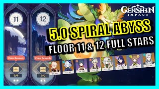 F2P 5.0 Spiral Abyss (Floor 11 & 12 9 Stars) - Genshin Impact