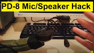 Yugoslav PD-8 Radio - Microphone Speaker Hack