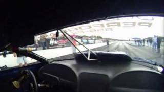 Ultimate Outlaw Shootout Series - Joe Newsham in car video 4.38@175 1/8th mile