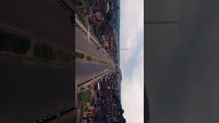 How it looks flying near Olumo rock