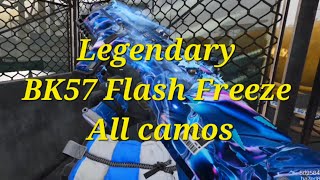 All camos weapon inspection legendary bk57 flash freeze / todos los camos