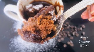 Best ever ONE Minute Mug Chocolate Cake in Microwave -( Eggless and No Oven)