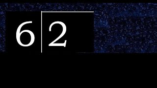 Divide 2 by 6 , decimal result  . Division with 1 Digit Divisors . How to do