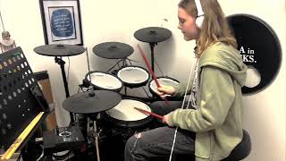 Eva Tedeschi - UV-TV Drum Cover of Wildflower