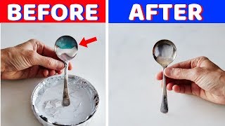 Homemade Silver Cleaner with Baking Soda and Aluminum Foil and Hot Water – House Keeper