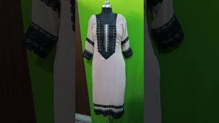 Lace se kurti design #plainkurtidesign #diy #shortvideos #fashionstyle