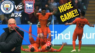 I DON’T BELIEVE IT!🧨|FC24 IPSWICH TOWN CAREER| EPISODE 24 vs MANCHESTER CITY