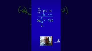 2-Step Inequalities #short #prealgebra #algebra