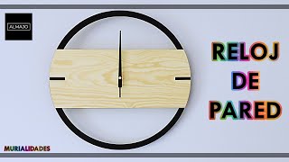 Reloj de Pared Hecho a Mano - Almajo Wooden