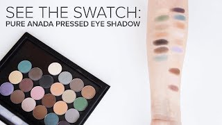 See the Swatch: Pressed Mineral Eye Shadow from Pure Anada