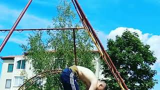 Выходы на две на максимум +5кг (muscle ups +5kg)